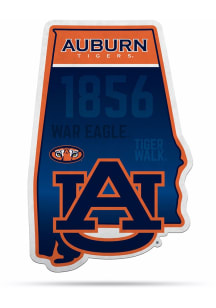 Auburn Tigers State Shape Pennant - Orange