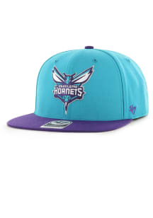 47 Charlotte Hornets Light Blue Captain Mens Snapback Hat