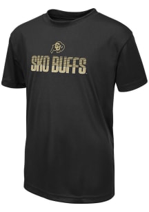 Colosseum Colorado Buffaloes Youth Black Team Chant Short Sleeve T-Shirt
