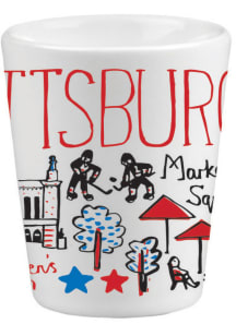 Pittsburgh Julia Gash City Collage Shot Glass
