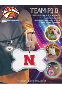 Nebraska Cornhuskers Dog Bone Keychain -