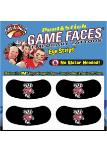 Wisconsin Badgers Eyeblack Tattoo