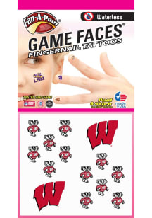 Wisconsin Badgers Nail Cal Tattoo
