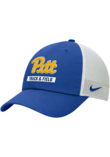Nike Pitt Panthers Track & Field Rise Trucker Adjustable Hat - Blue