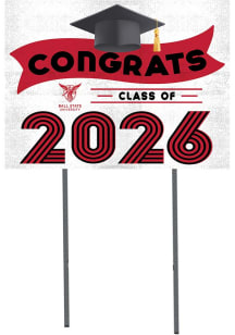 Ball State Cardinals KH Sports Fan Class of 2026 Yard Sign - Cardinal