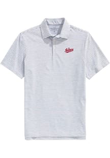 Vineyard Vines Indiana Hoosiers Mens Grey Sankaty Short Sleeve Fashion Polo