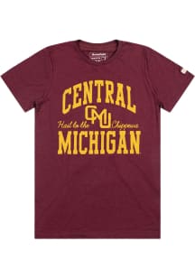 Homefield Central Michigan Chippewas Maroon Hail to the Chippewas Short Sleeve Fashion T Shirt