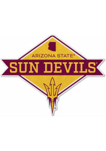 Arizona State Sun Devils Diamond Sport Shape Pennant - Black