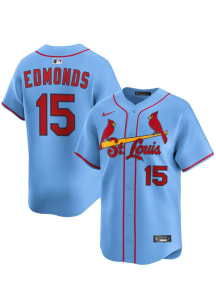 Jim Edmonds Nike St Louis Cardinals Mens Light Blue Alternate Limited Baseball Jersey
