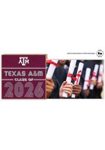 Texas A&M Aggies Class of 2026 Floating Picture Frame - Maroon