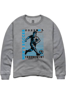 Summit Sportswear Big Ten Mens Graphite 2025 Men's Soccer Tournament Long Sleeve Crew Sweatshirt