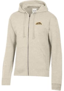 Gear for Sports Western Michigan Broncos Mens Oatmeal Big Cotton Long Sleeve Full Zip Jacket