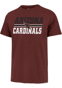 47 Arizona Cardinals Red Run Thru Franklin Short Sleeve Fashion T Shirt