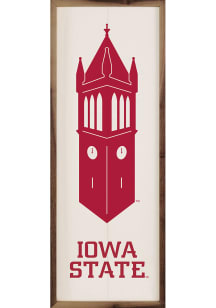 Iowa State Cyclones 8x24 Sign - White