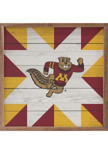 Minnesota Golden Gophers 12x12 Design Sign - Maroon