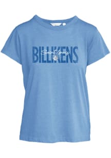 Saint Louis Billikens Womens Light Blue Darby Short Sleeve T-Shirt