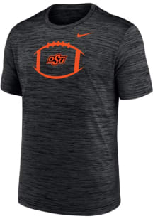 Nike Oklahoma State Cowboys Black Football Football Velocity Legend Short Sleeve T Shirt