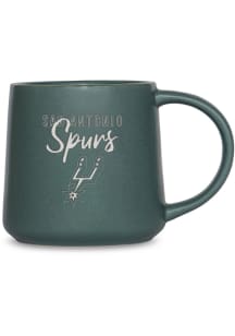 San Antonio Spurs Sage Taper Ceramic Mug - Black