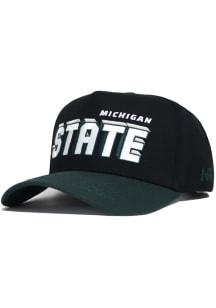 No Rivals Michigan State Spartans Courtside Adjustable Hat - Black