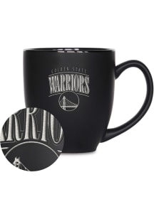 Golden State Warriors Tribute Bistro Ceramic Mug - Black