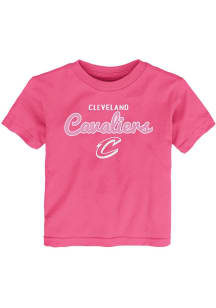 Cleveland Cavaliers Girls Pink Big Game Short Sleeve T-Shirt