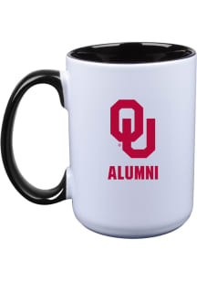 Oklahoma Sooners 15oz Alumni Ceramic Mug - White