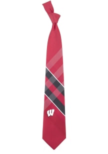 Wisconsin Badgers Grid Neck Mens Tie