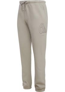 Pro Standard Baltimore Orioles Mens Tan Neutral Sweatpants