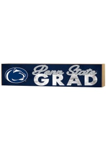 KH Sports Fan Penn State Nittany Lions Grad graduation graphic Sign - Navy Blue