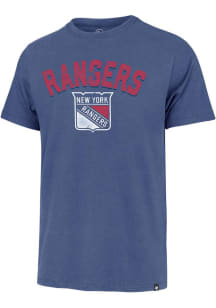 47 New York Rangers Blue All Arch Franklin Short Sleeve Fashion T Shirt