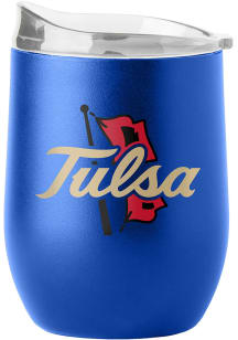 Tulsa Golden Hurricane Flipside 16oz Stainless Steel Stemless - Blue