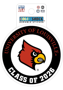 Louisville Cardinals Class of 2026 Durable Stickers - Cardinal