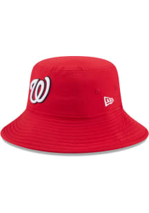New Era Washington Nationals Red 2026 MLB Spring Bucket Mens Bucket Hat