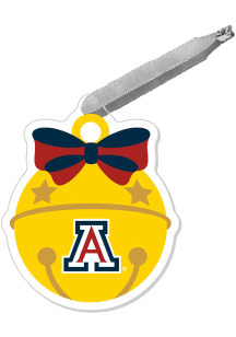 Arizona Wildcats Bow Bell Ornament - Navy Blue