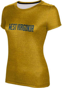ProSphere West Virginia Mountaineers Womens Gold Heather Short Sleeve T-Shirt