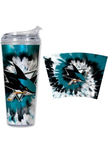 San Jose Sharks Tie Dye 24oz Tumbler - Black