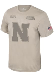Colosseum Nebraska Cornhuskers Oatmeal OHT Dune Short Sleeve T Shirt