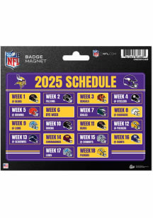 Minnesota Vikings Schedule Magnet