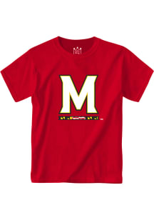 Little King Maryland Terrapins Infant Primary Short Sleeve T-Shirt Red