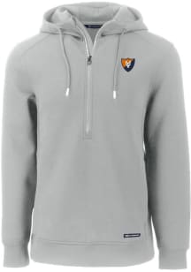 Cutter and Buck Illinois Fighting Illini Mens Ash Vault Roam Hood