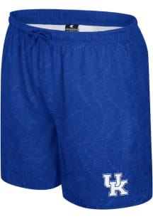 Colosseum Kentucky Wildcats Mens Blue Duncan Camp Swim Trunks