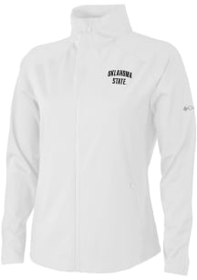 Columbia Oklahoma State Cowboys Womens White Fairway Friends Light Weight Jacket