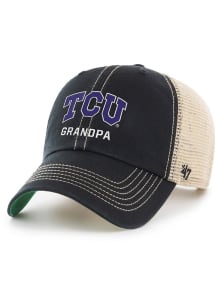 47 TCU Horned Frogs Grandpa Trawler Adjustable Hat - Black