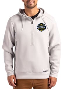 Cutter and Buck Michigan Wolverines Mens Anthracite 2026 MBB Champions Roam Hood