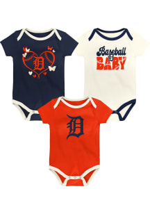 Detroit Tigers Baby Navy Blue Home Team Set One Piece