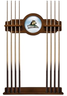 Wright State Raiders Solid Wood Cue Rack Pool Table Accessories