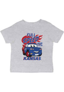 Vive La Fete Kansas Jayhawks Infant Full Speed Short Sleeve T-Shirt Grey