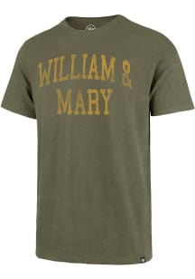 47 William & Mary Tribe Green Classic Block Scrum Tee Short Sleeve Fashion T Shirt