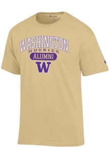 Champion Washington Huskies Gold Pill Alumni Jersey Short Sleeve T Shirt