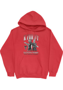 Kaitlyn Terry Campus Ink Texas Tech Red Raiders Youth K for KT Long Sleeve Player Hoodie Red